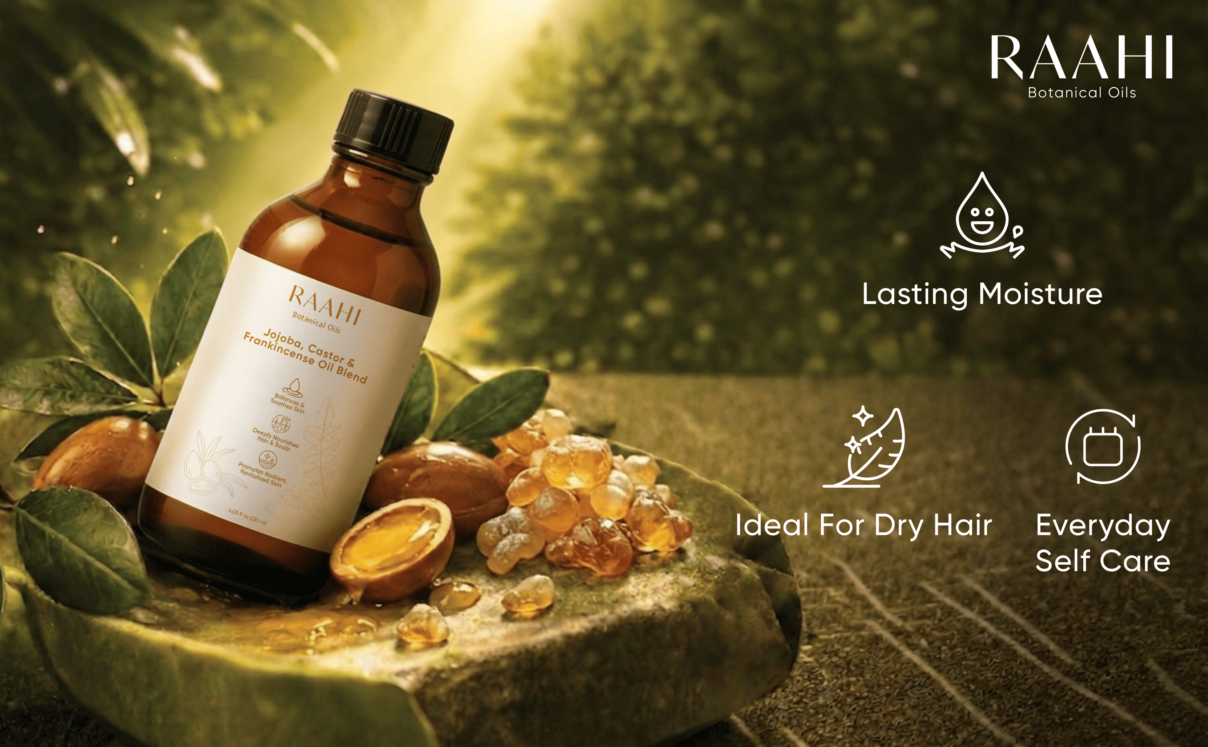 Jojoba, Castor & Frankincense Oil Blend