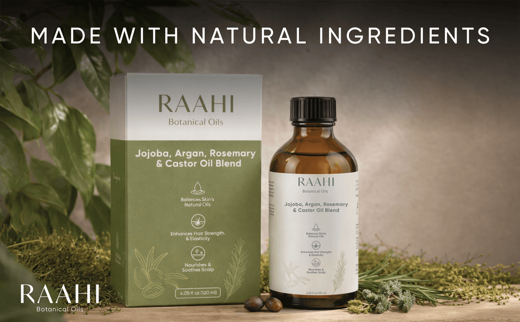 Jojoba, Argan, Rosemary & Castor Oil Blend