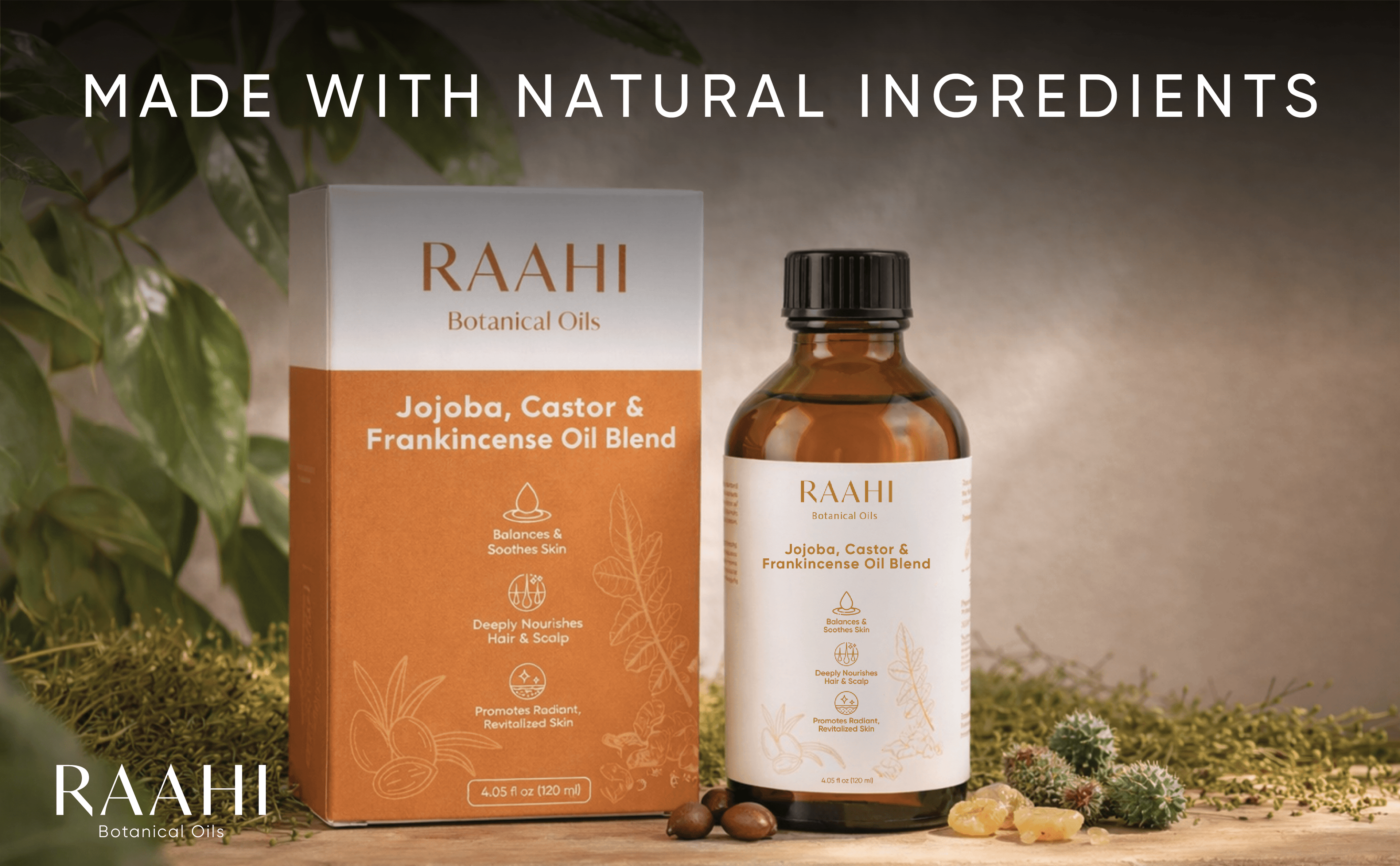 Jojoba, Castor & Frankincense Oil Blend