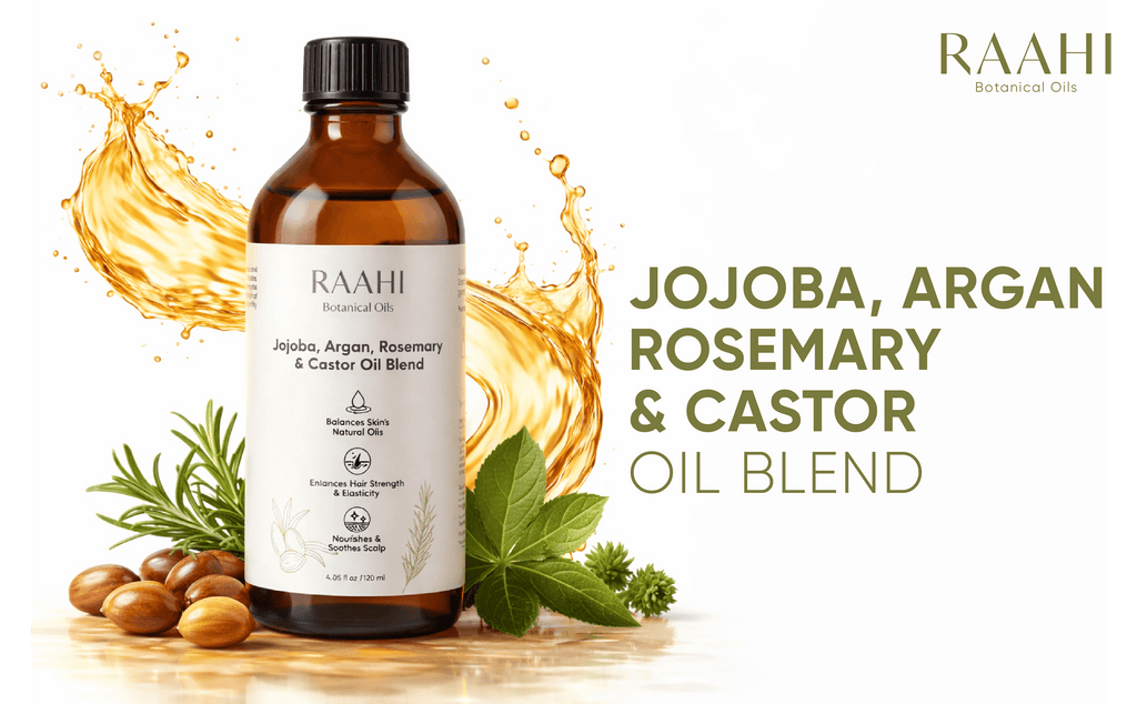 Jojoba, Argan, Rosemary & Castor Oil Blend