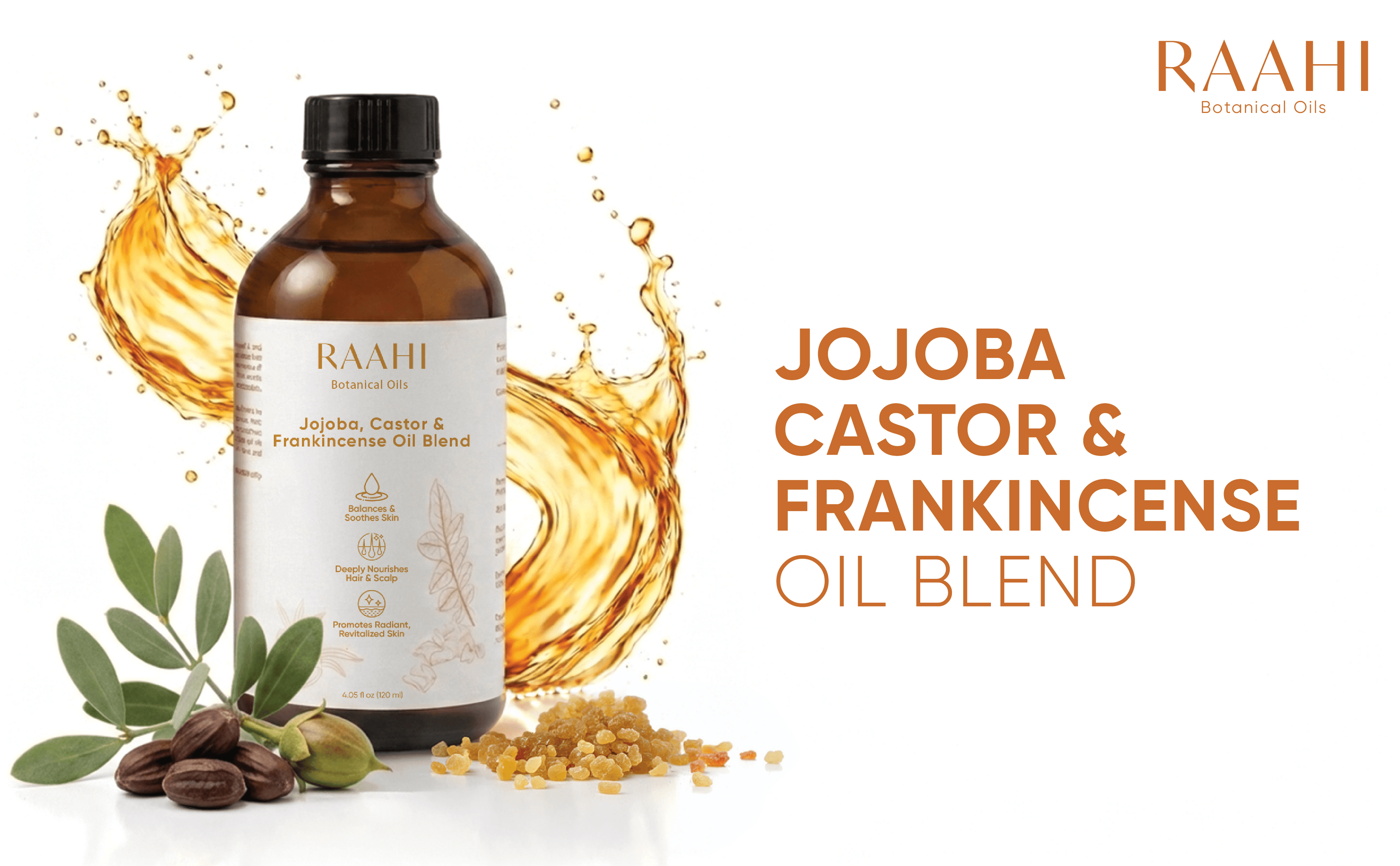 Jojoba, Castor & Frankincense Oil Blend