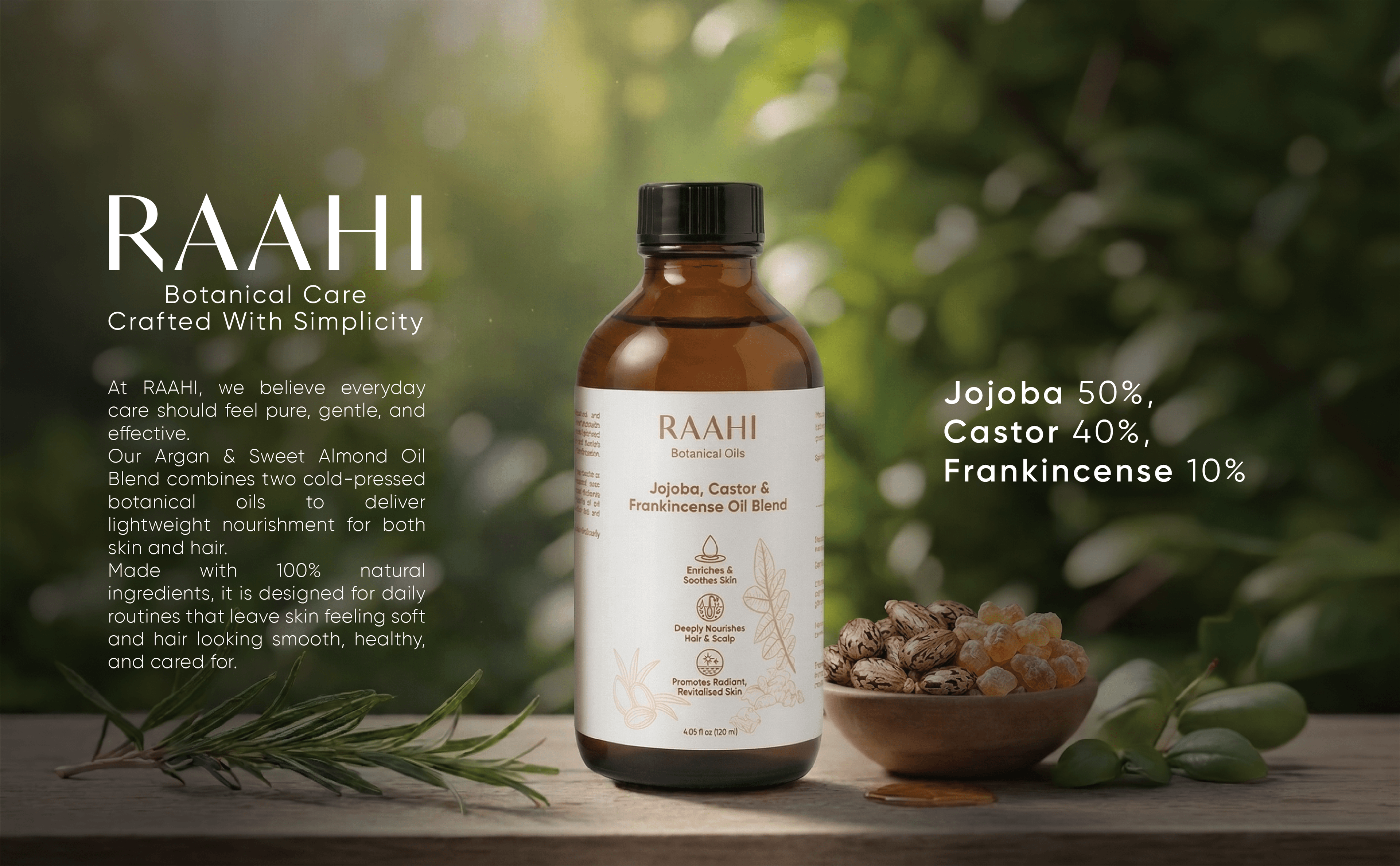 Jojoba, Castor & Frankincense Oil Blend