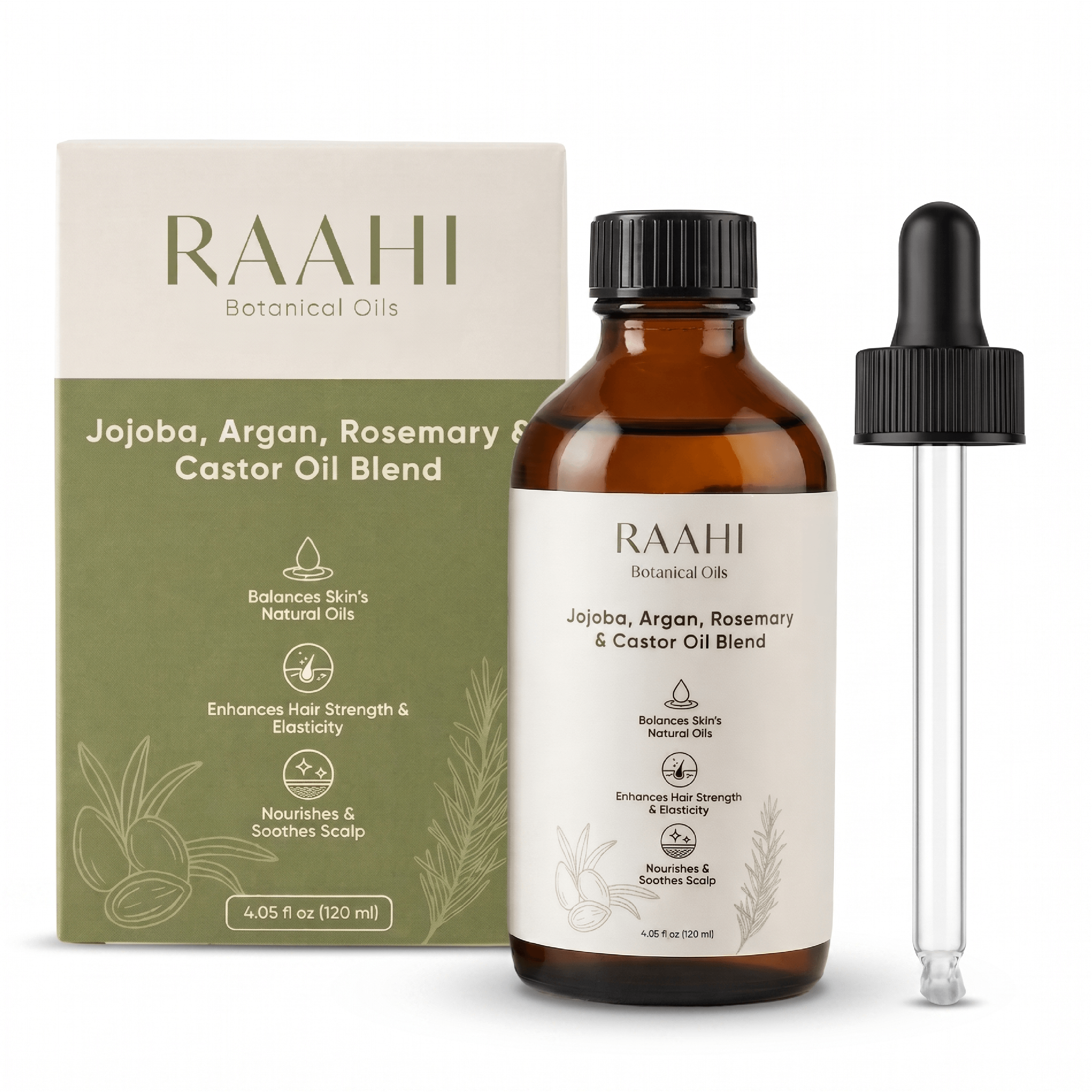 Jojoba, Argan, Rosemary & Castor Oil Blend