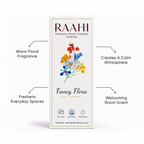 RAAHI Fancy Flora Incense Sticks with Holder | Hand Crafted | Charcoal Free | 120 Sticks