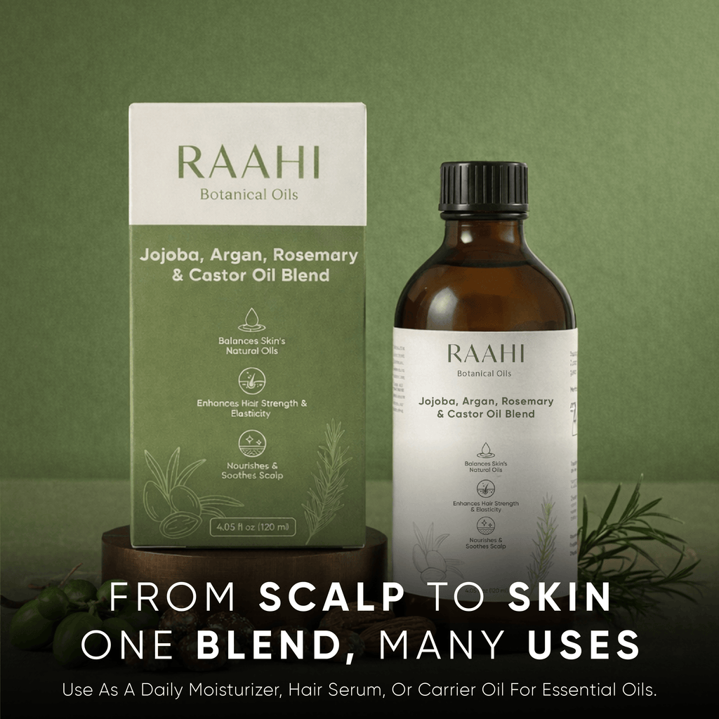 Jojoba, Argan, Rosemary & Castor Oil Blend